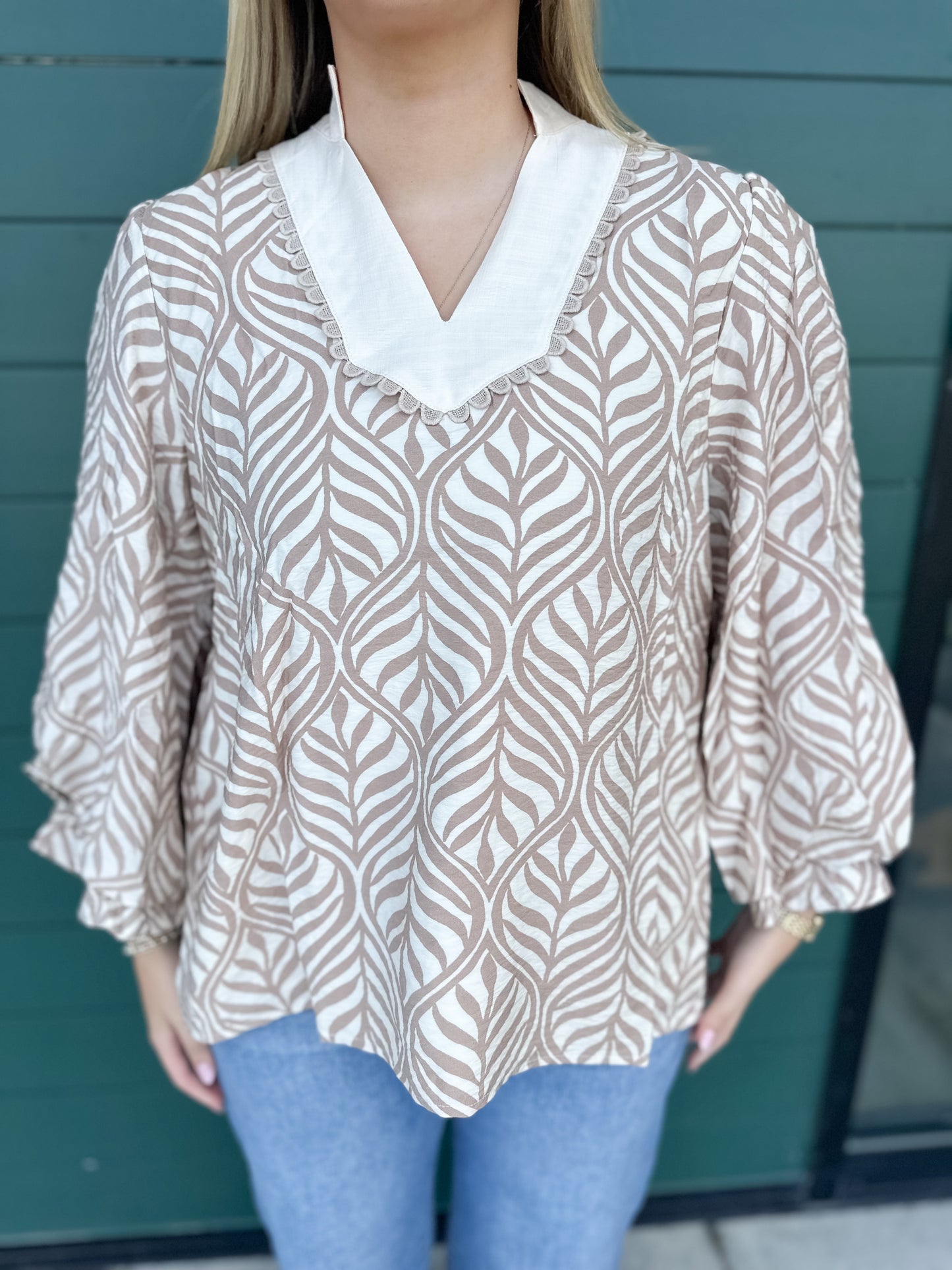 Hillary Printed Top
