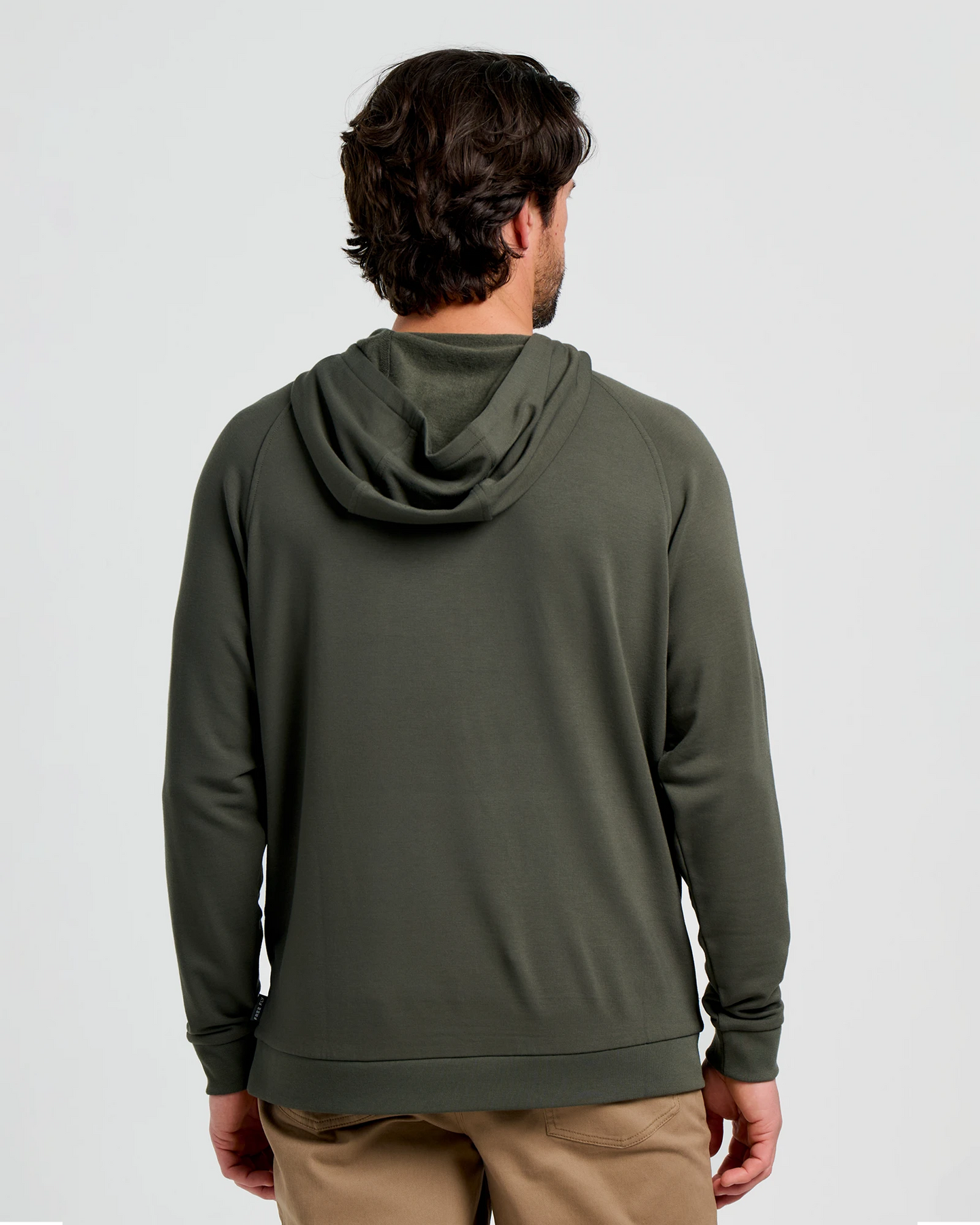 FreeFly Men’s Bamboo Lightweight Fleece Hoodie - Dark Forest