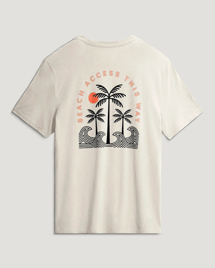 Free Fly Men’s Beach Access S/S T-Shirt - Heather Sea Salt