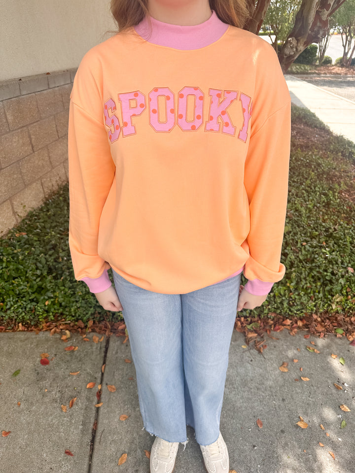 Spooky Mock Neck