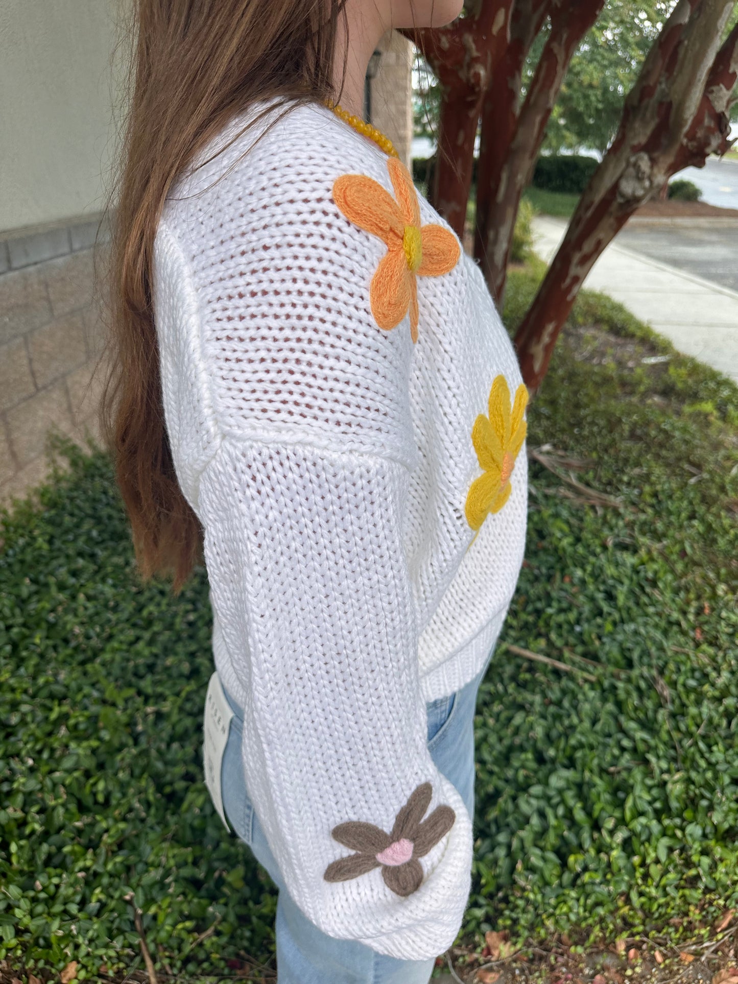 Cordelia Flower Cardigan