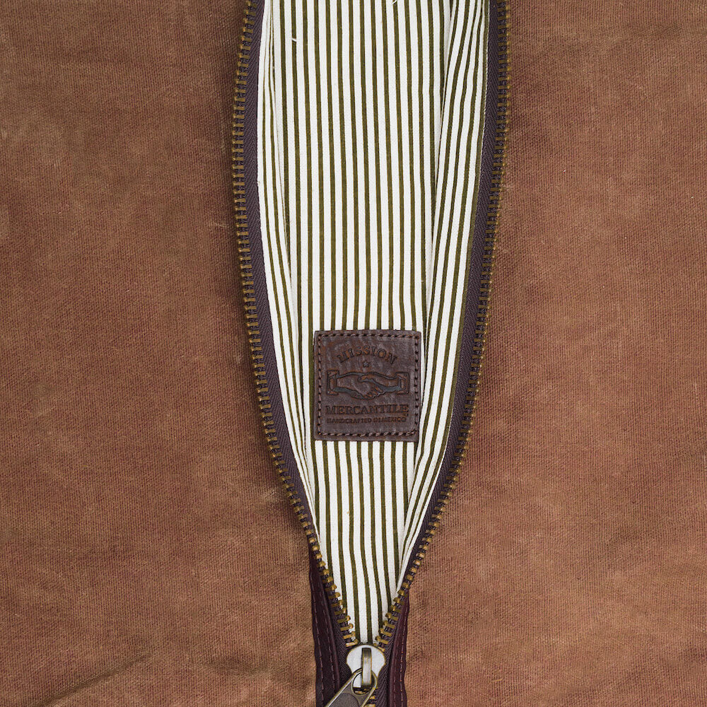 Mission Mercantile Campaign Waxed Canvas Garment Bag