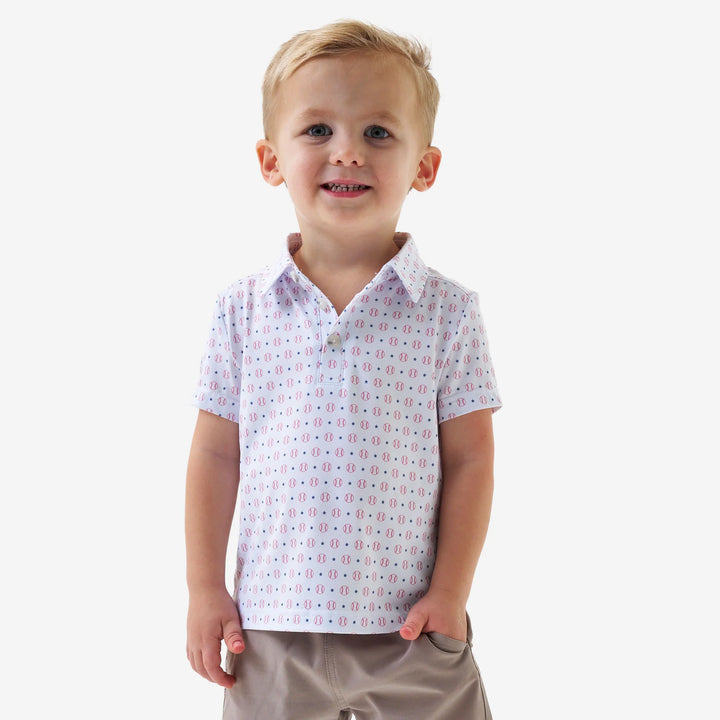 Burlebo Youth Performance Polo - Baseball