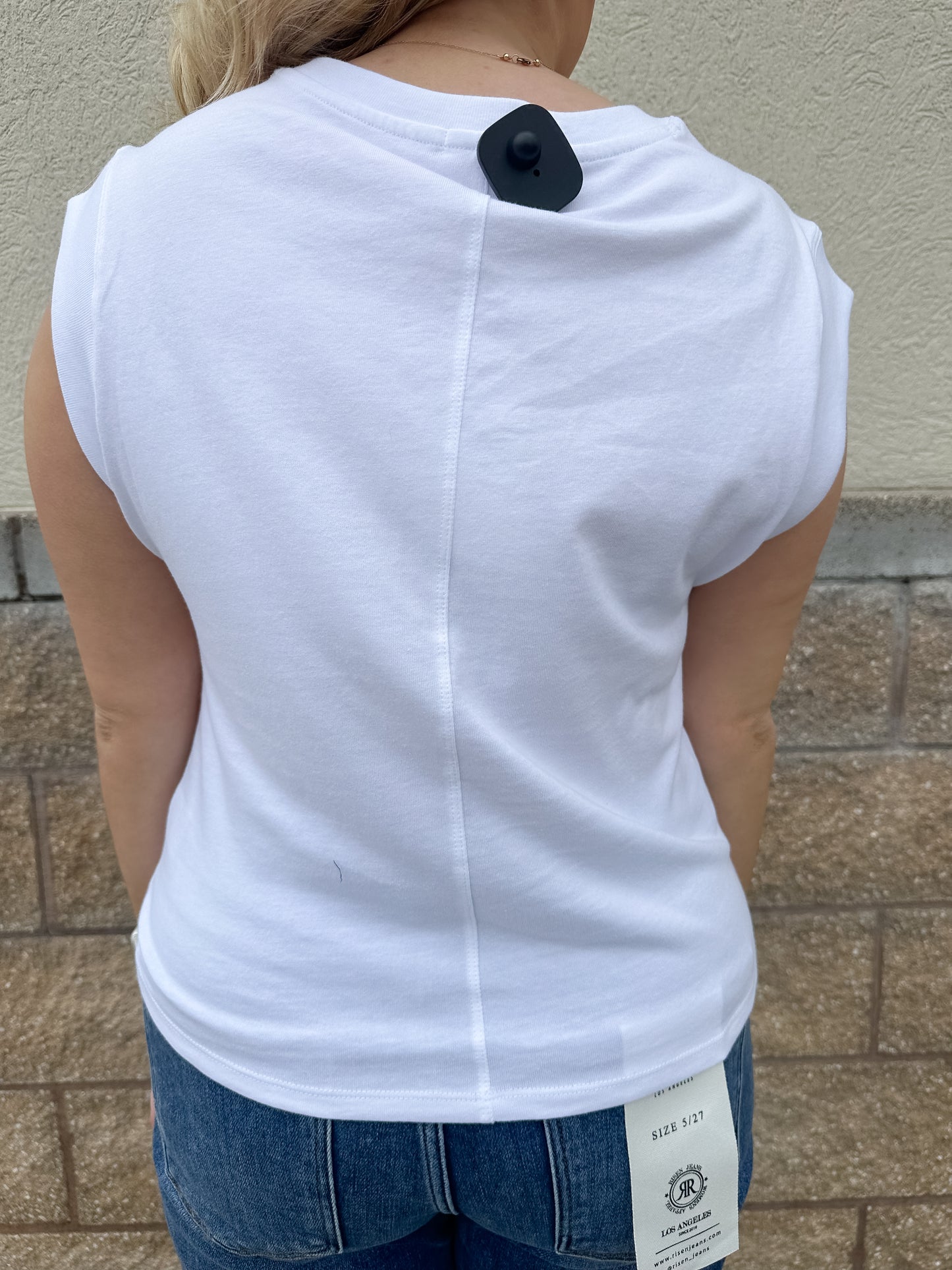 Camino Jersey Top - White