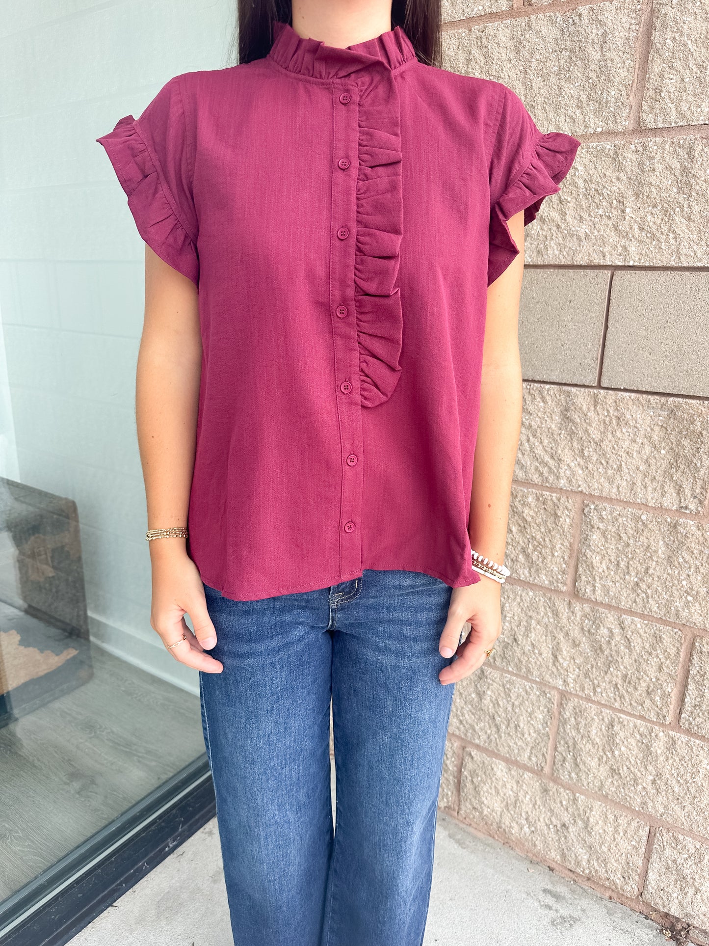 Luna Ruffle Top