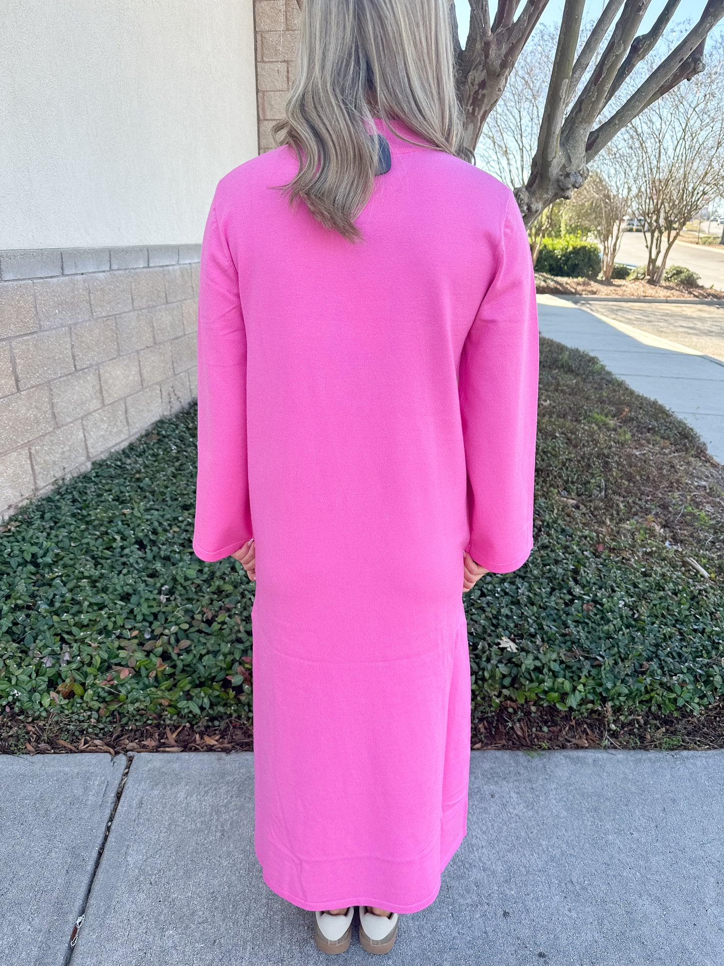 Pamela Sweater Dress - Pink