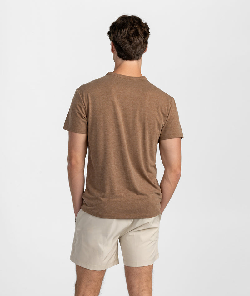 SSCO Men’s Max Comfort Henley SS - Walnut