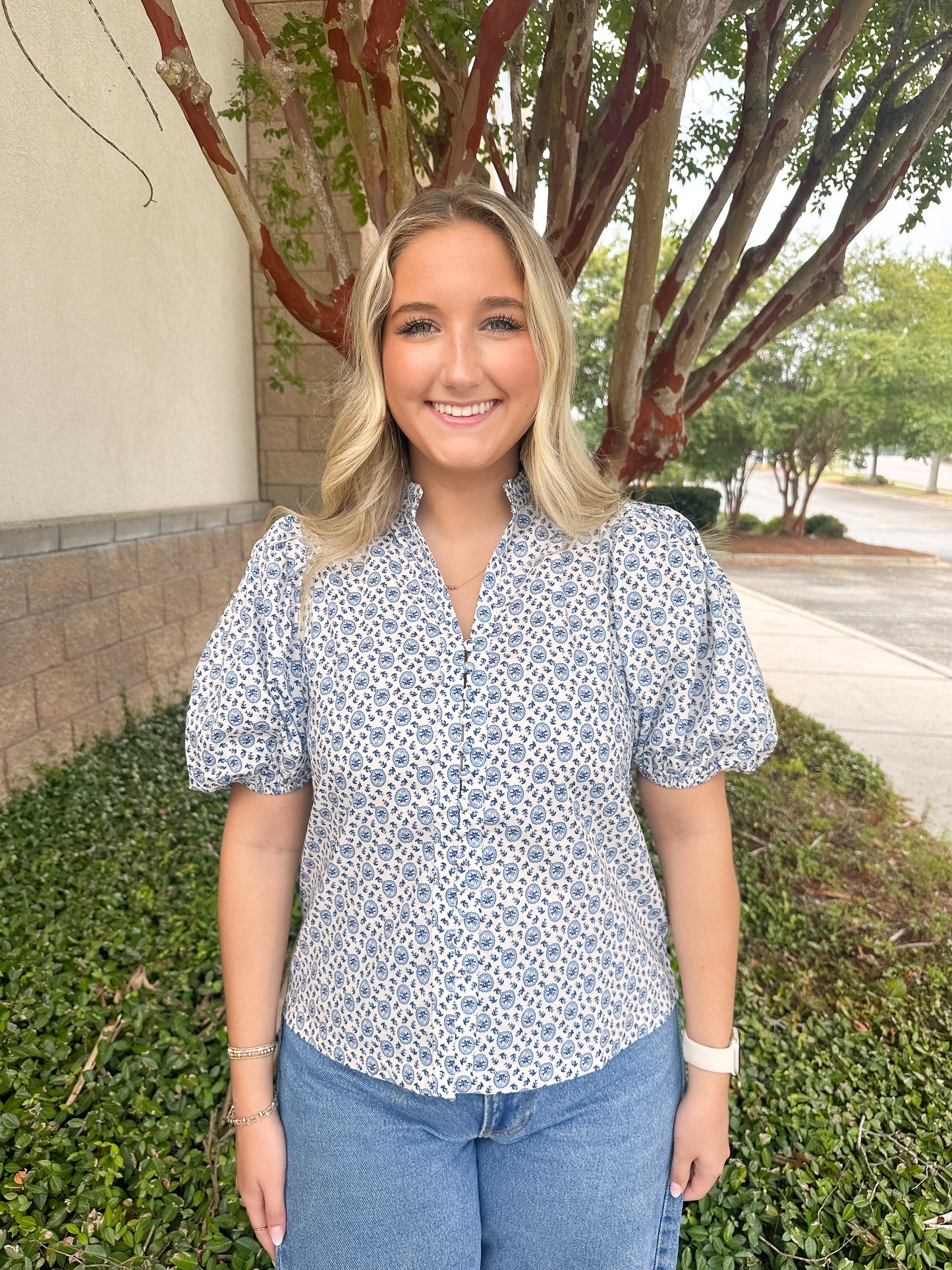 Linda Button Top