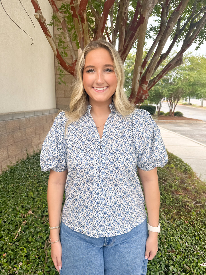 Linda Button Top