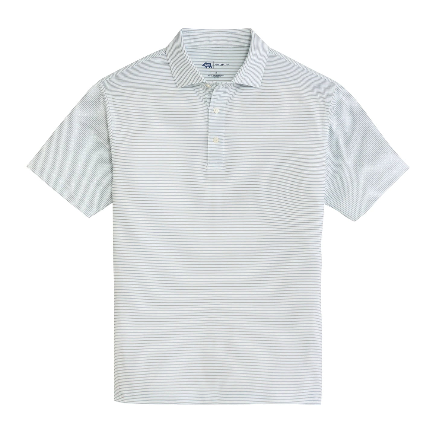 Onward Reserve Tour Stripe Performance Pique Polo - Mallard Green