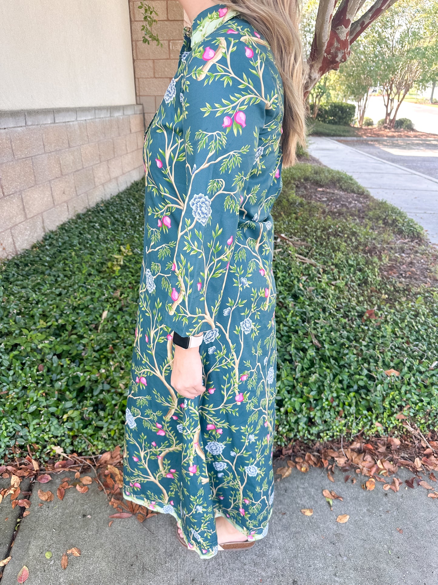 Botanical Bliss Midi Dress