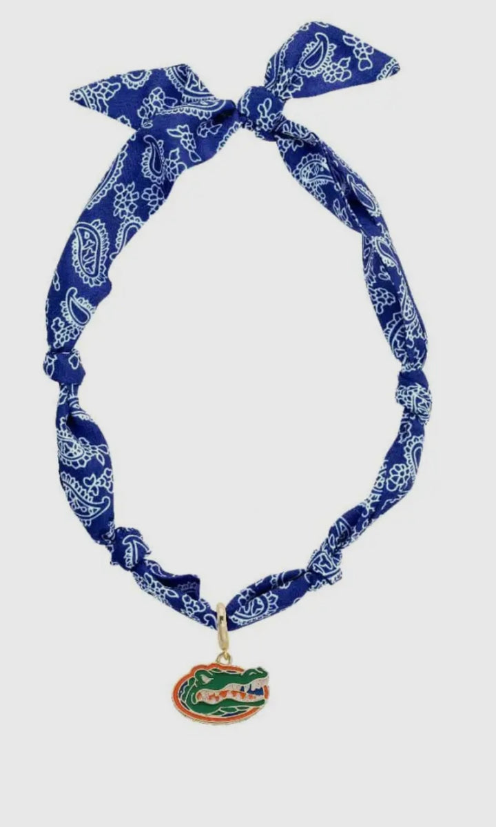 FL Gators Logo Bandana Scarf Necklace
