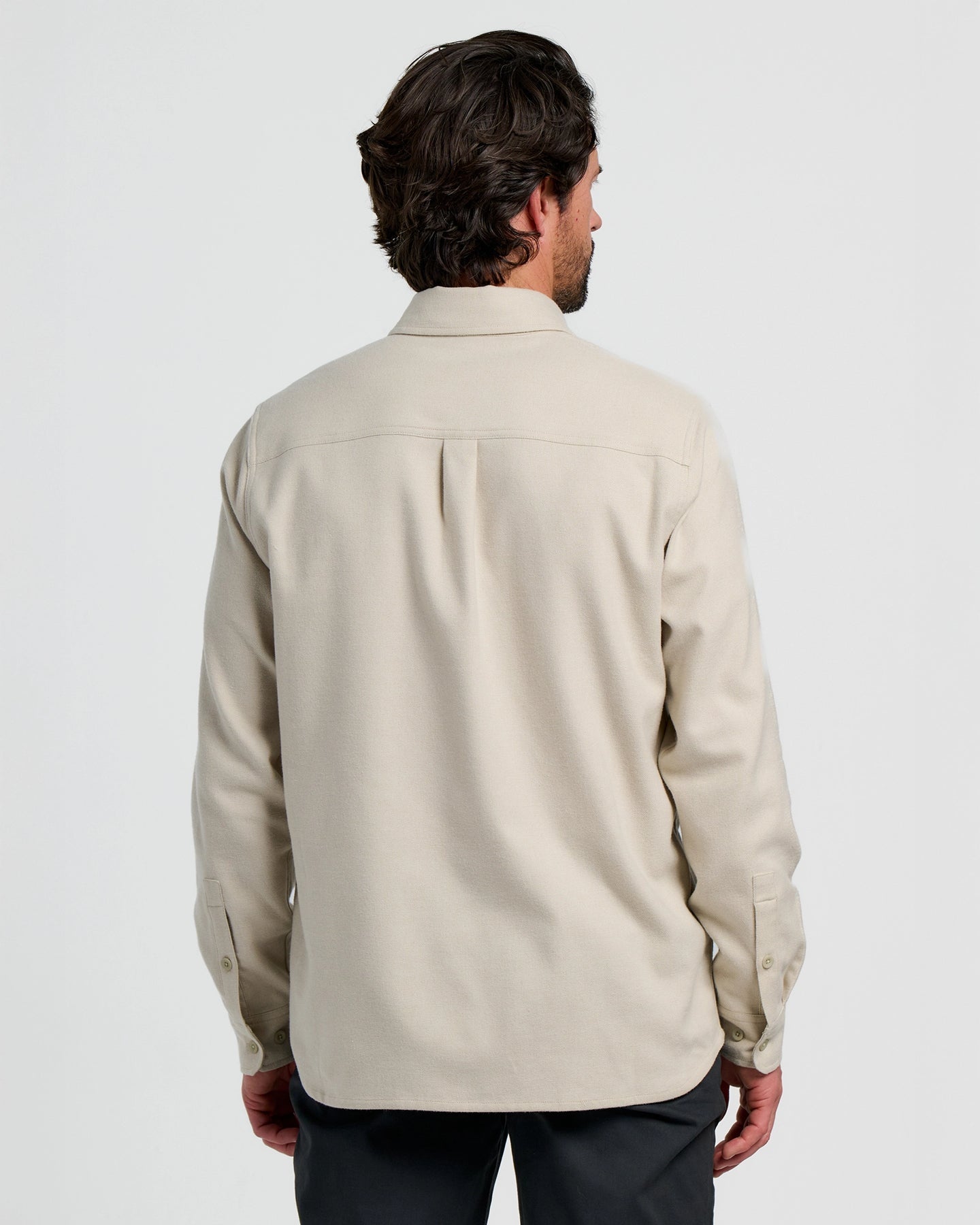 FreeFly Men’s Seawool Flannel Shirt - Sandstone