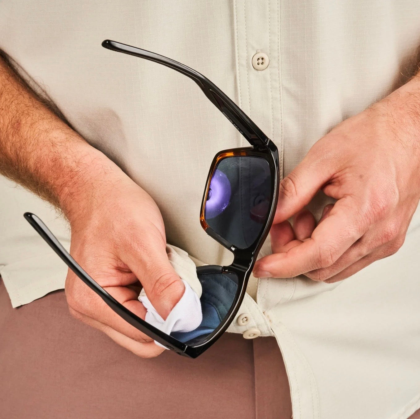 Marsh Wear Men’s Lenwood Tech S/S Button Down - Stone