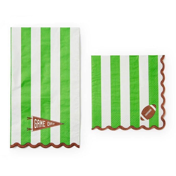Two’s Company Dinner Napkins 20 - Game Day