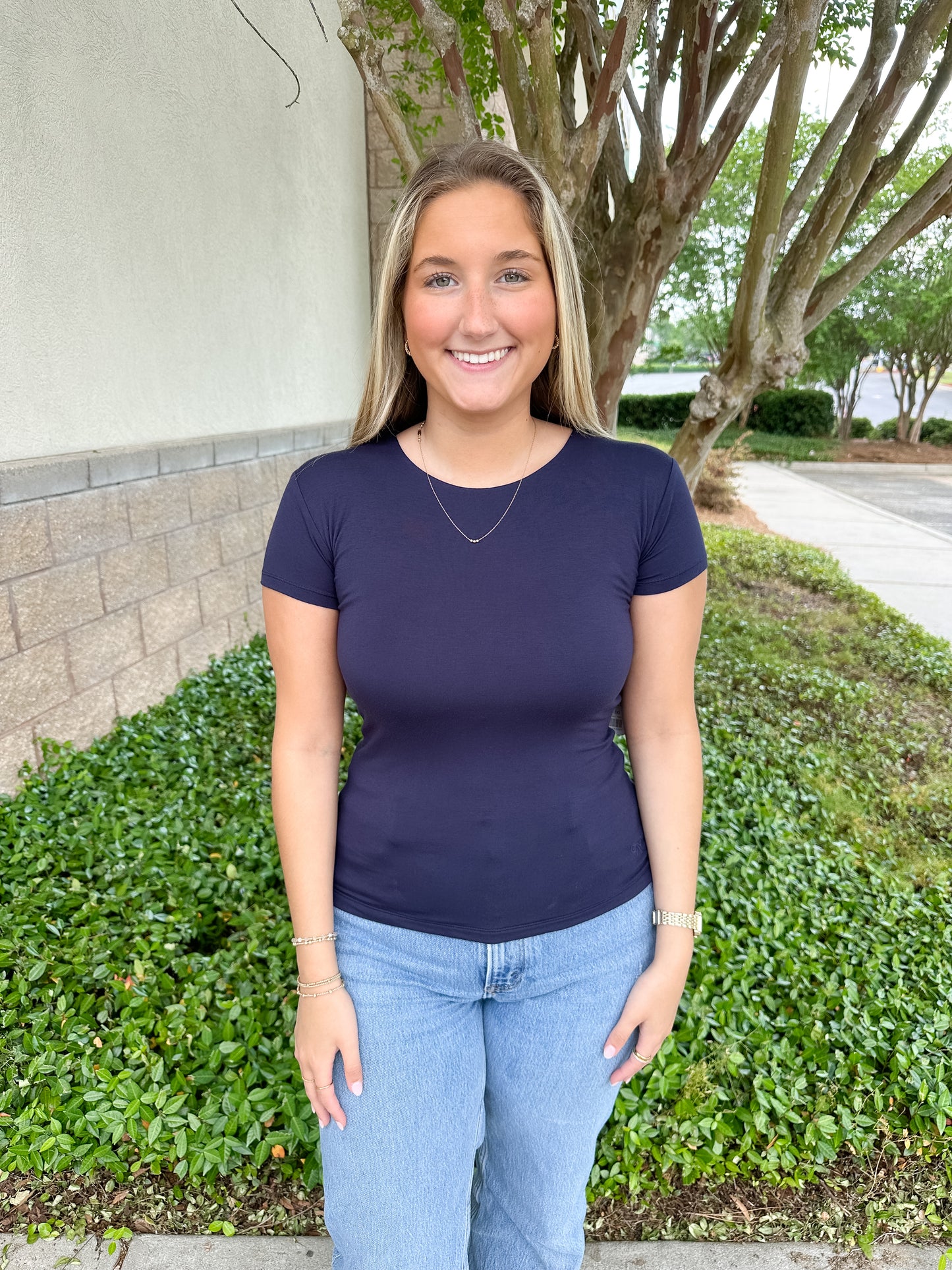 Pepper Tee - Navy