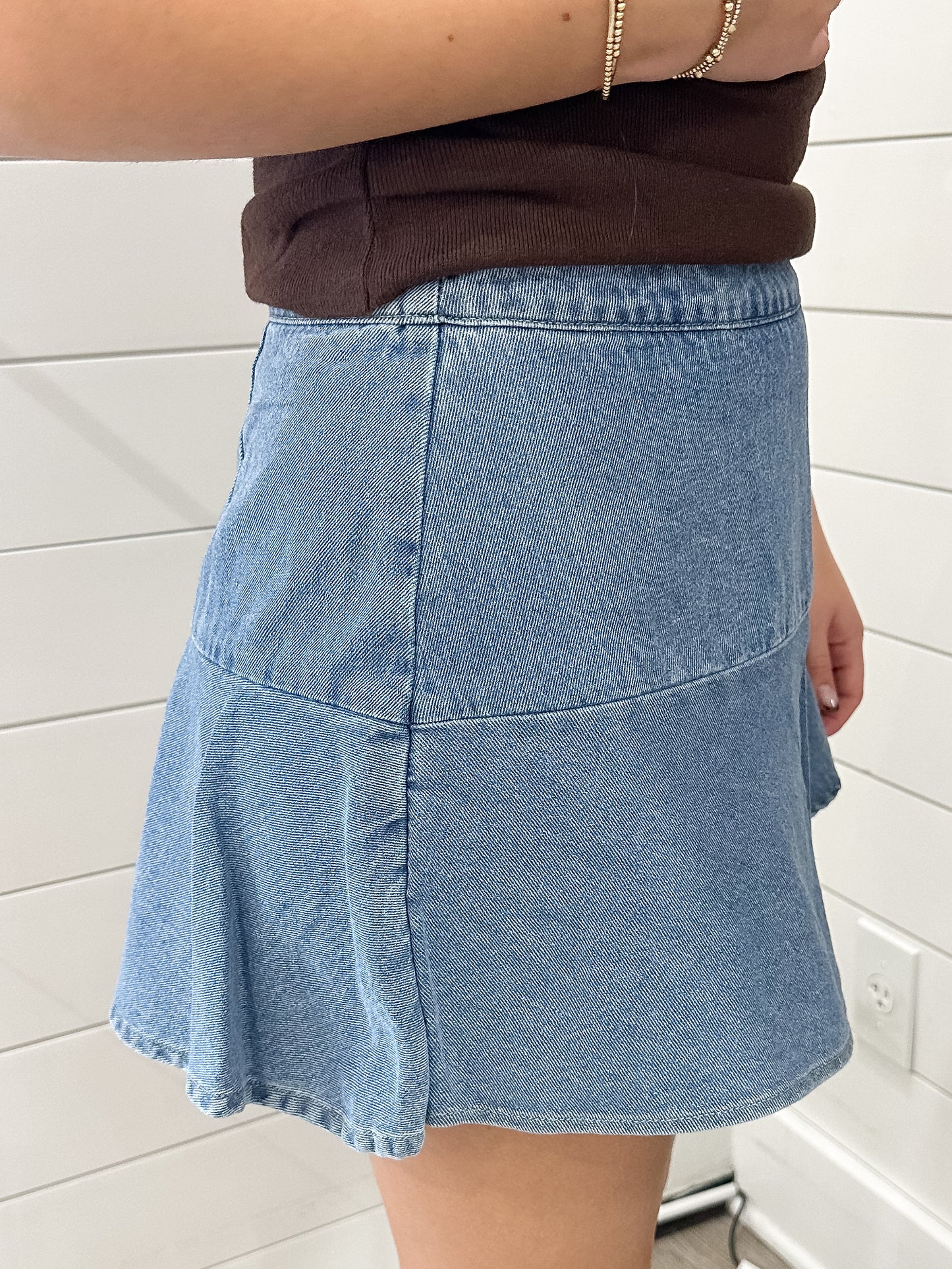 Asia Denim Skort