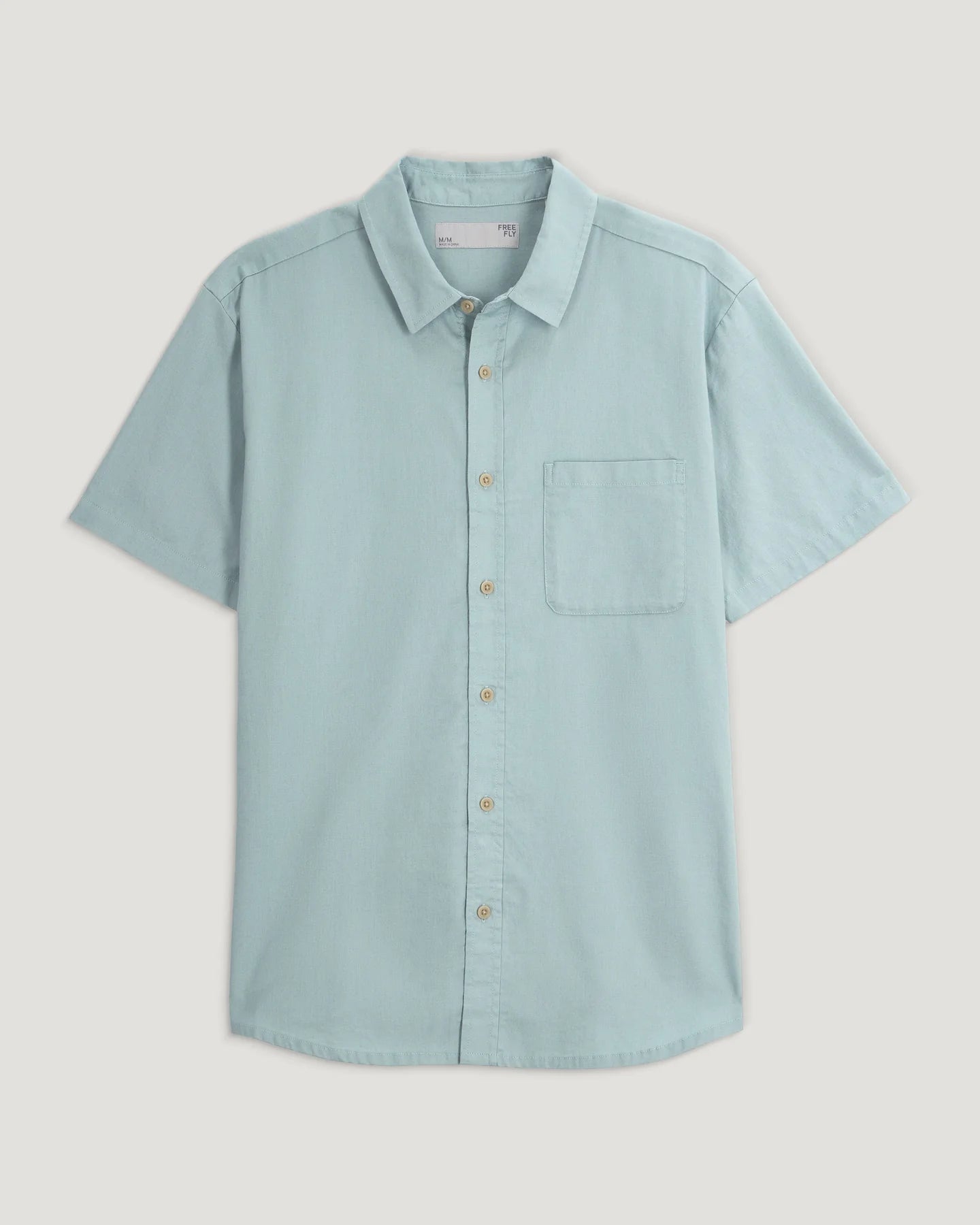Free Fly Men’s Harbor Short Sleeve Shirt - Ocean Mist