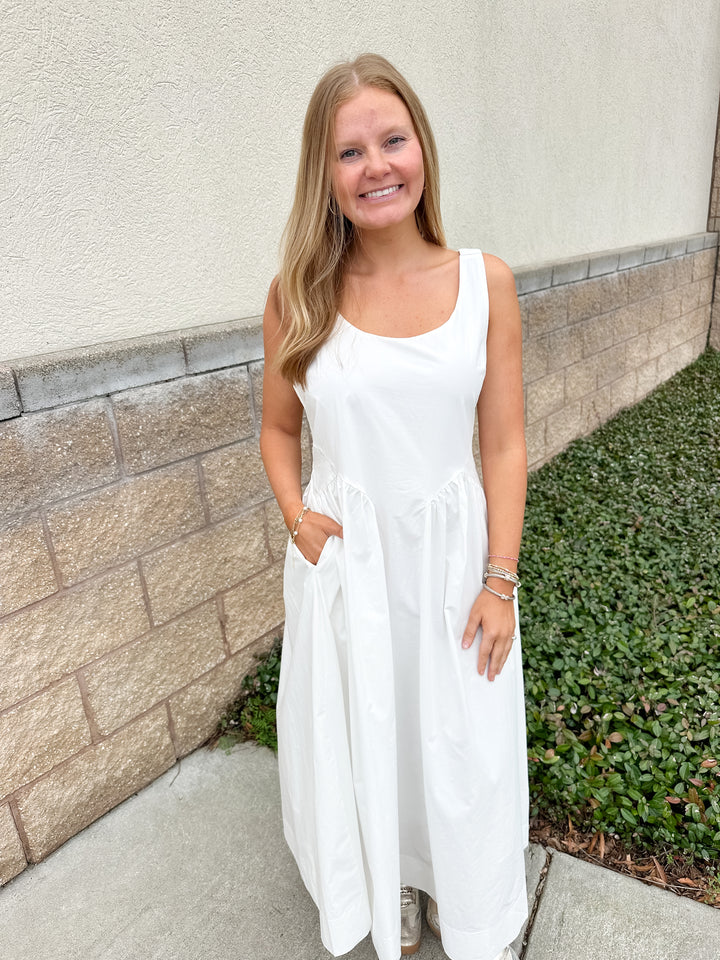 Rita Midi Dress - Off White