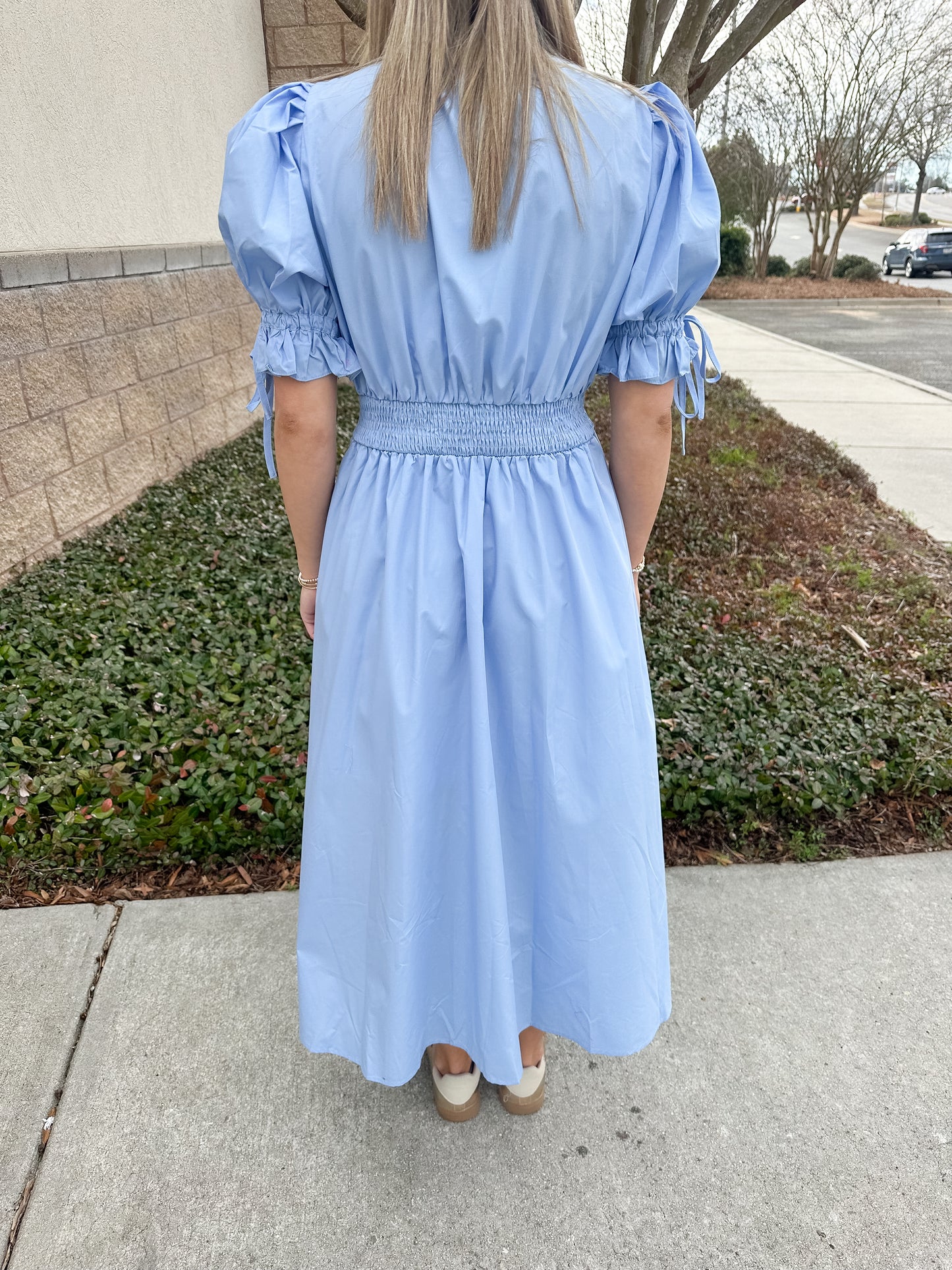 Mara Maxi Dress - Light Blue