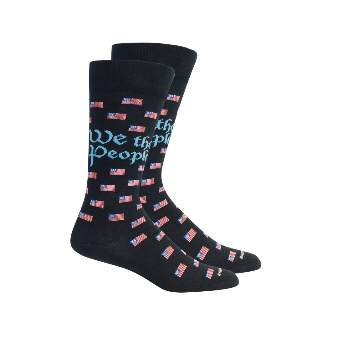 Brown Dog Socks - We The People Navy
