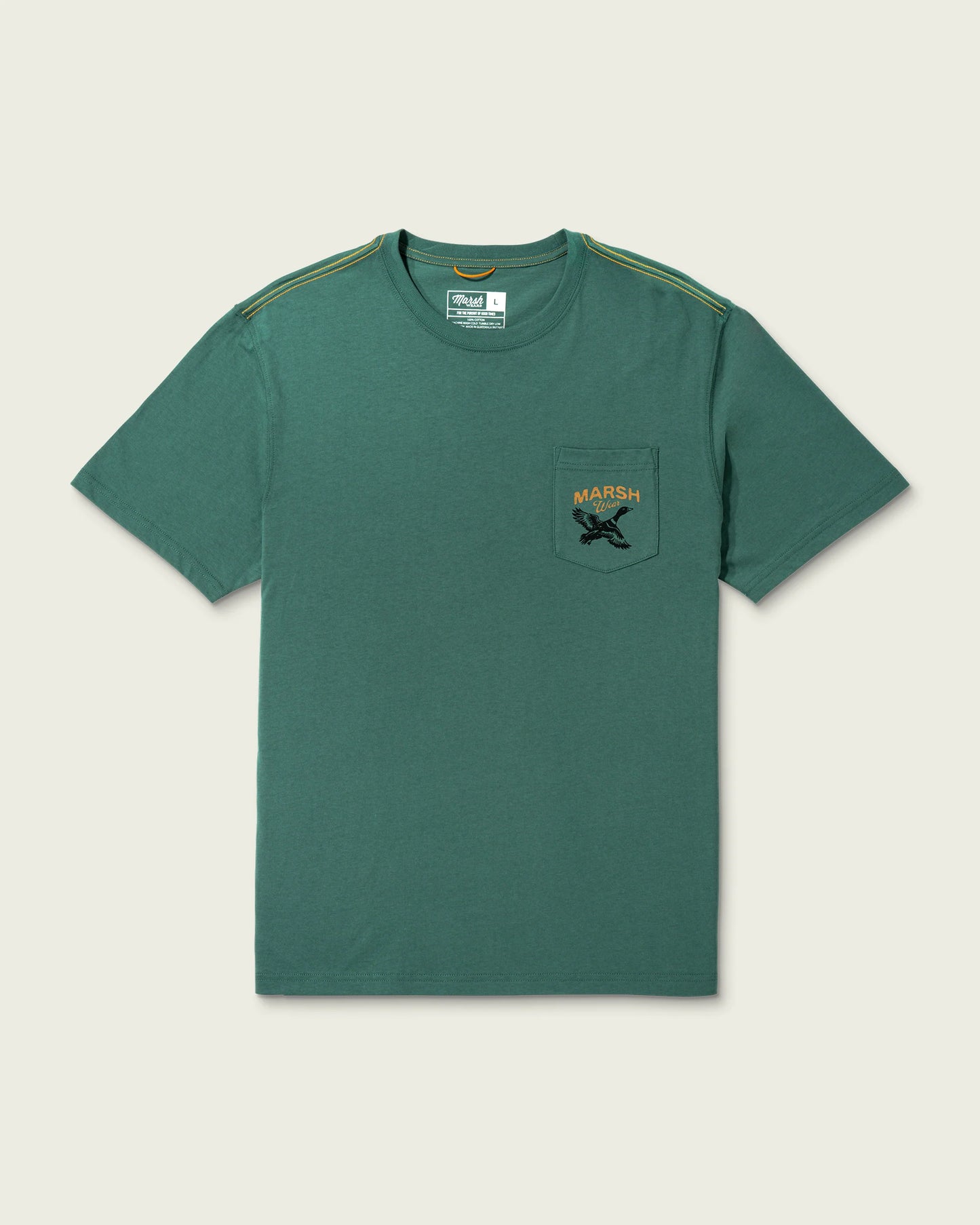 Marsh Wear Men’s High Flyer S/S Pocket T-Shirt -Mallard Green