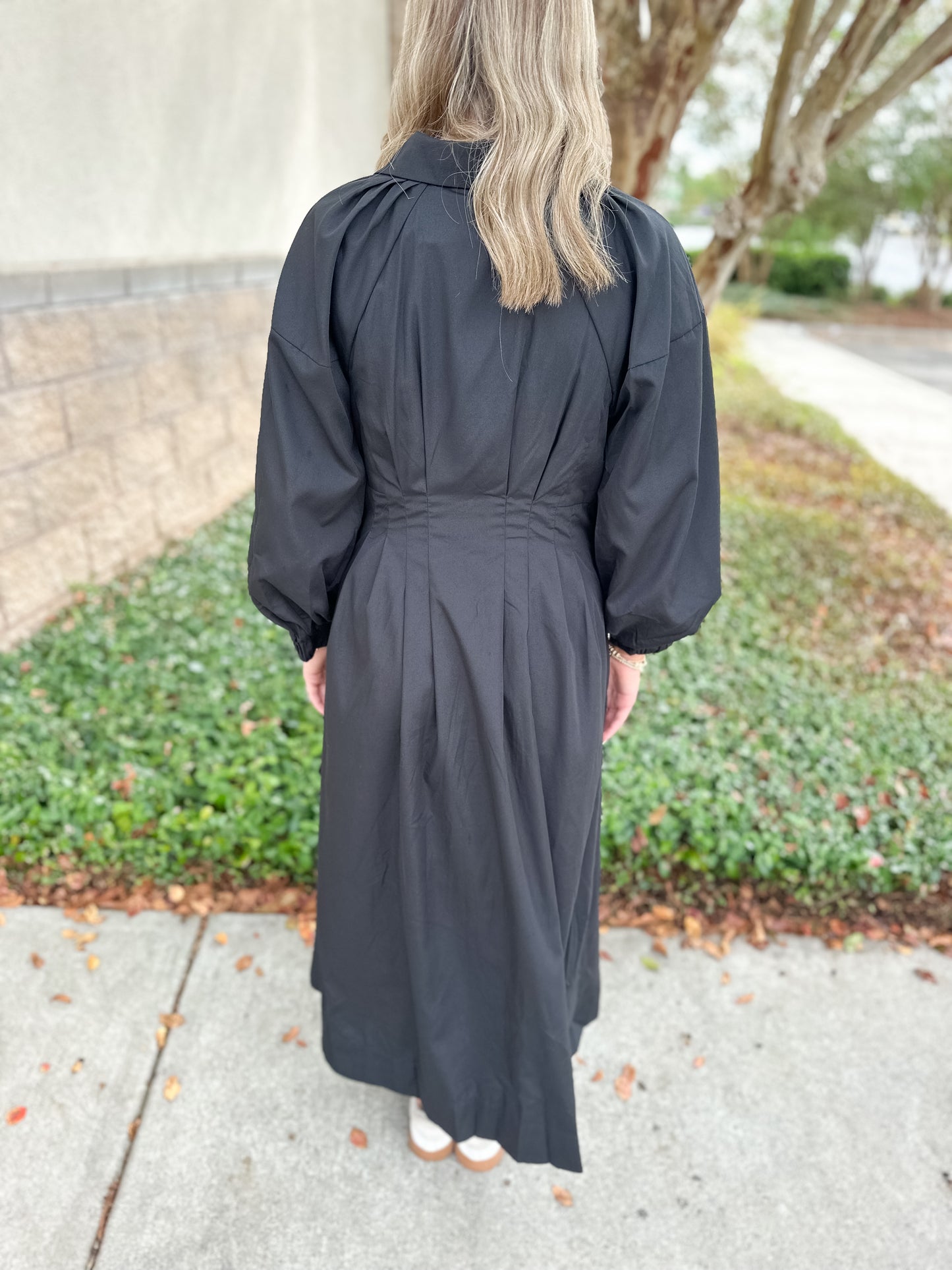 Stacy Pleated Detail Maxi