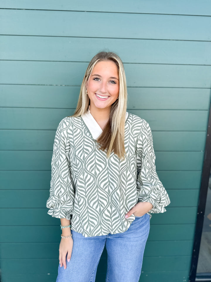 Hillary Printed Top
