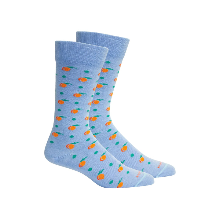Brown Dog Socks - Peaches Della Blue