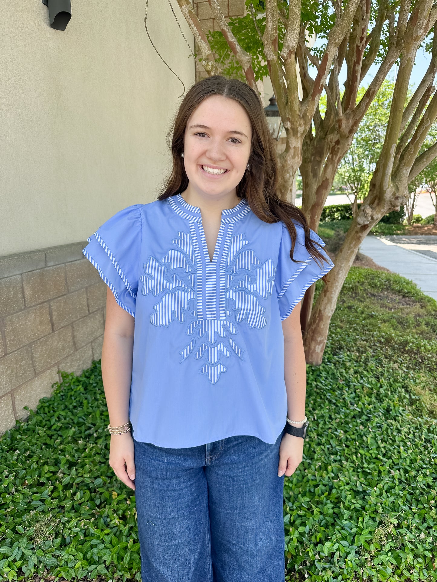 Westin Stripe Accent Top