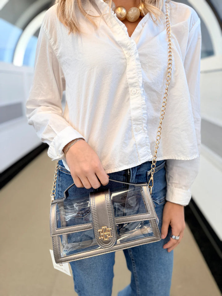 CH Grace Clear Bag Black Pearl