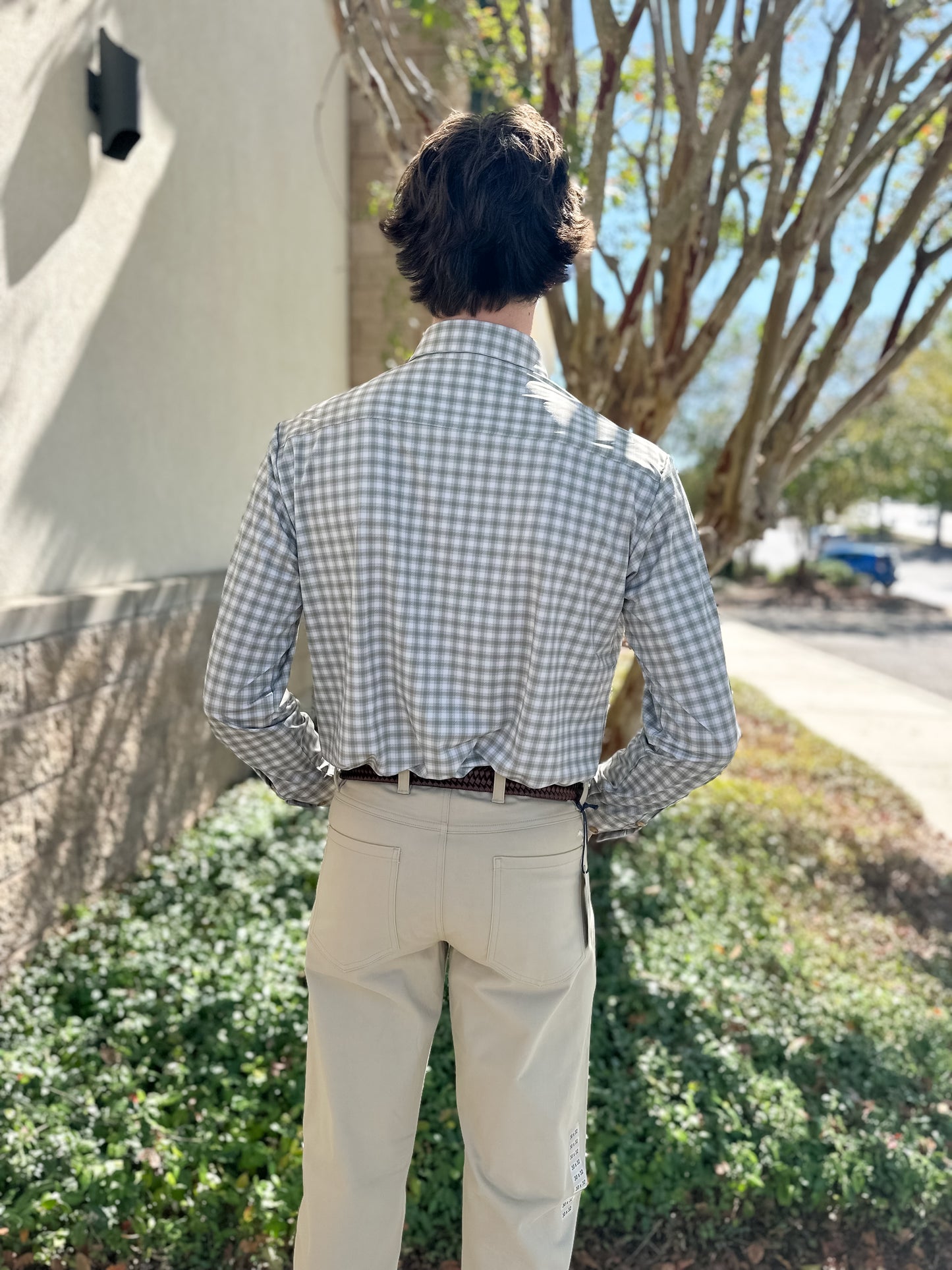 S. Casanova F25 Bryant Check Button Down