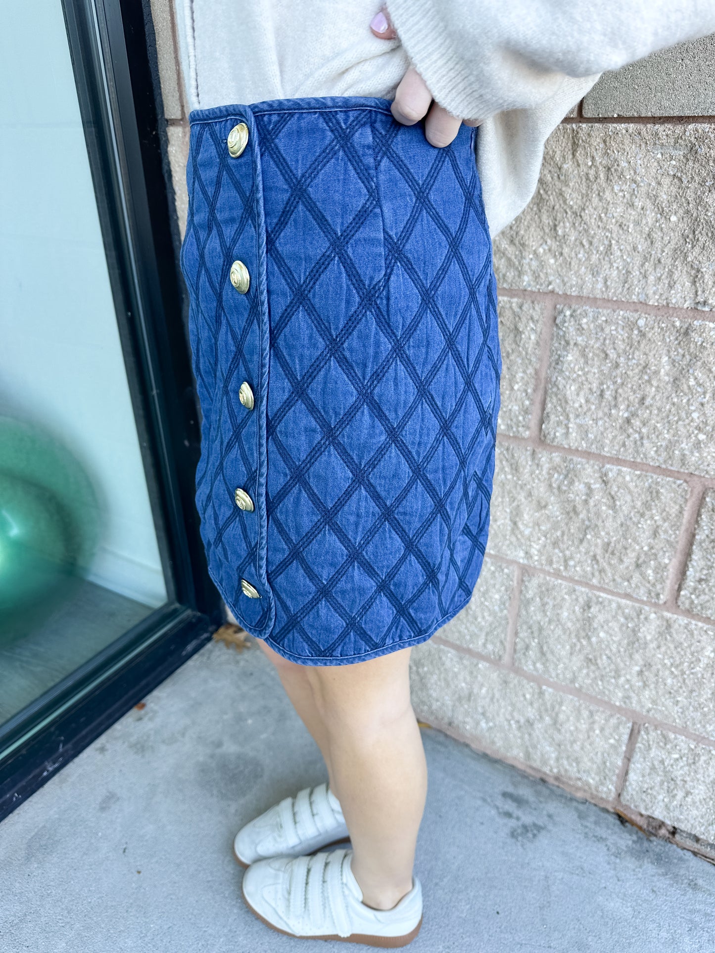 Denim Novelty Skirt