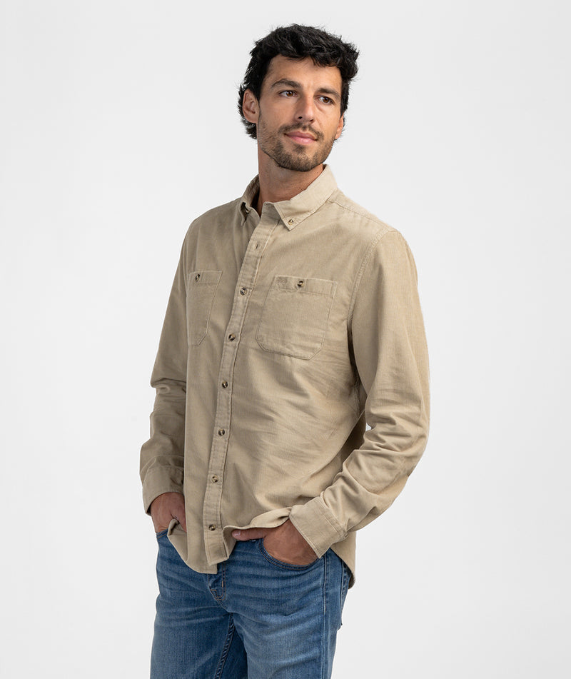 SSCO Fieldstone Cord Flannel - Mojave