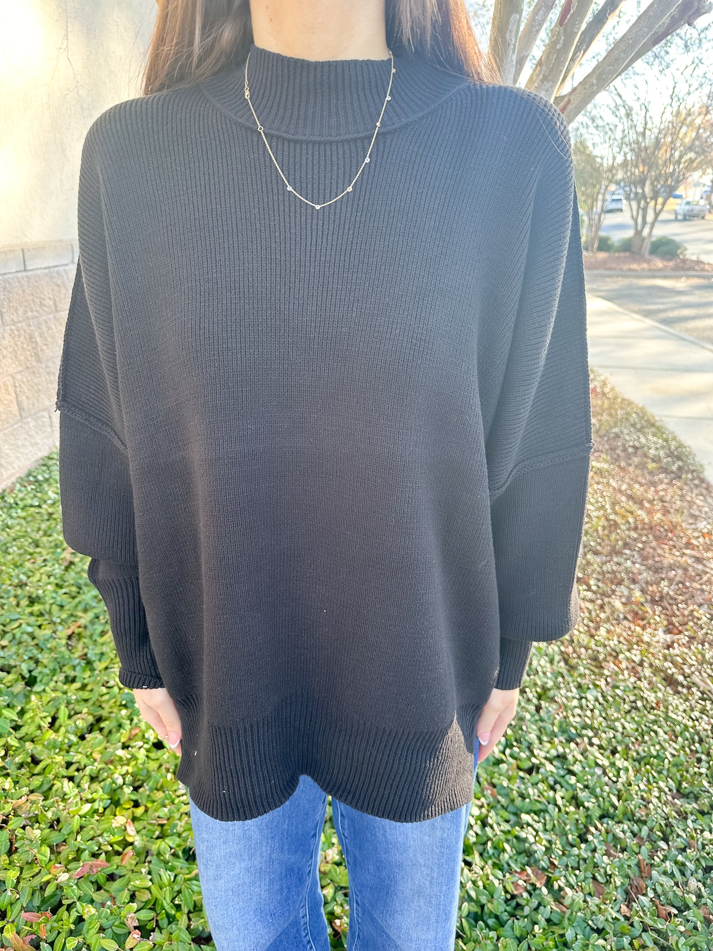 Sunday Snuggle Mock Neck Sweater