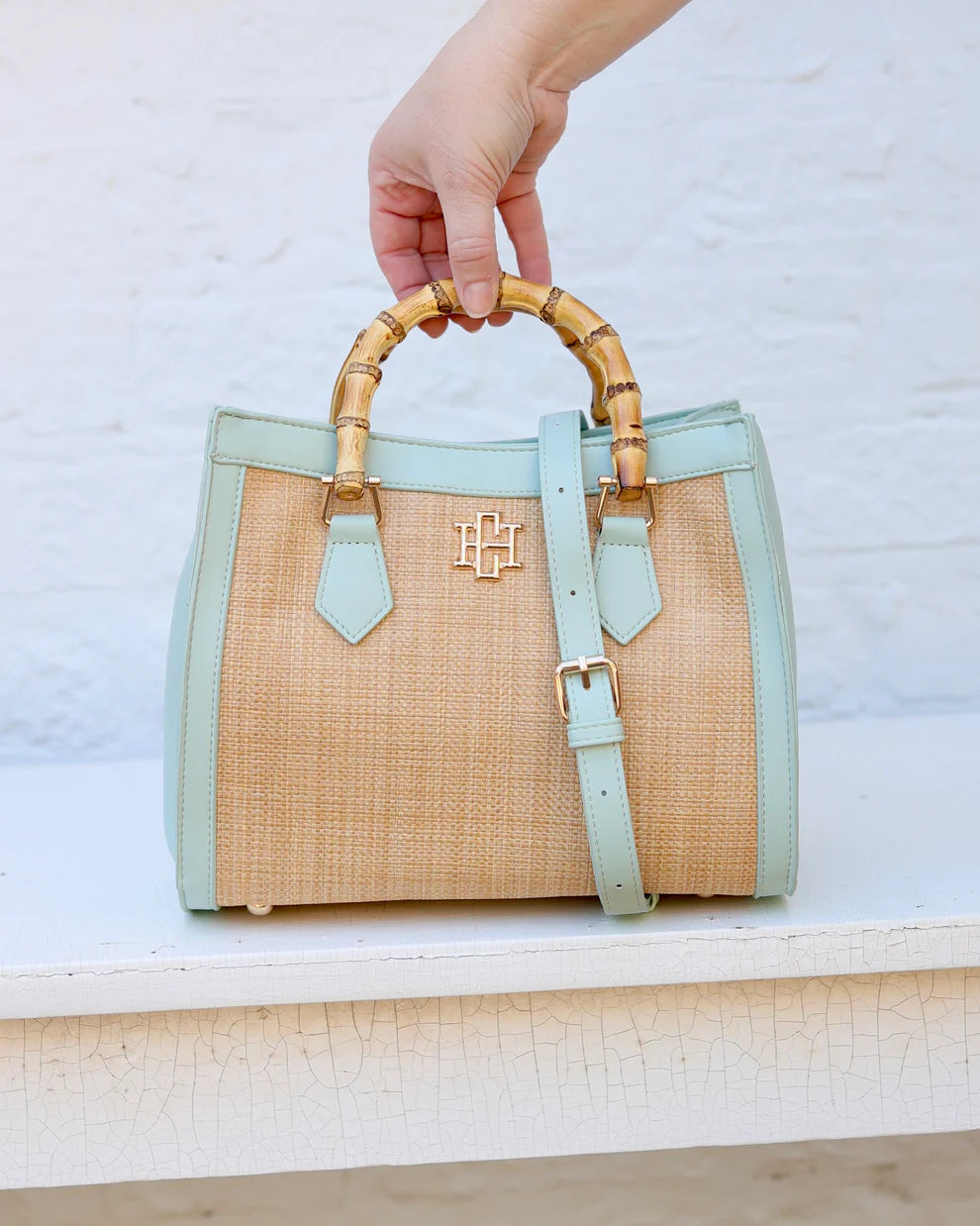 CH Kennedy Tote - Natural Mint