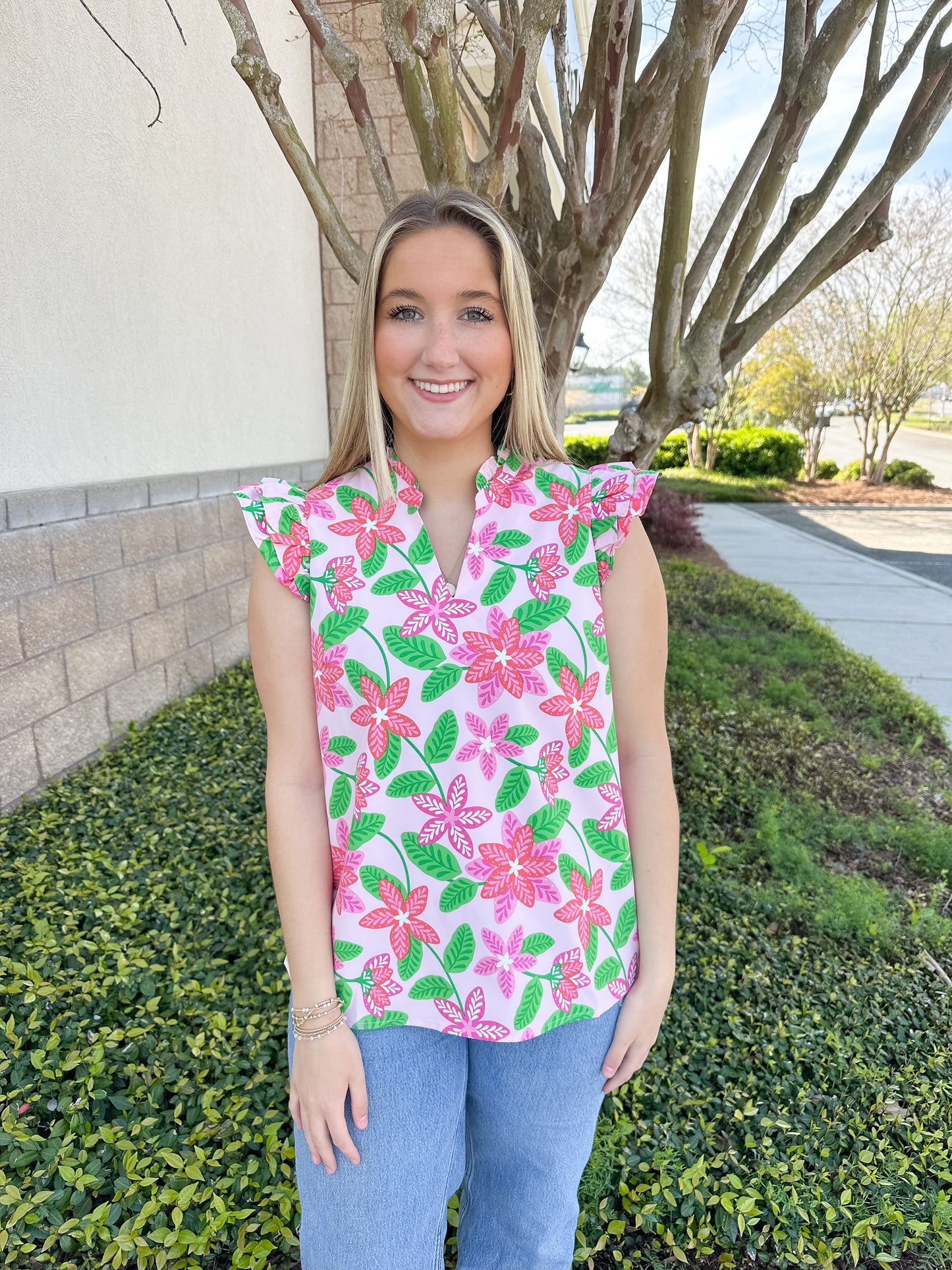 Leigh Top - Island Muse Pink