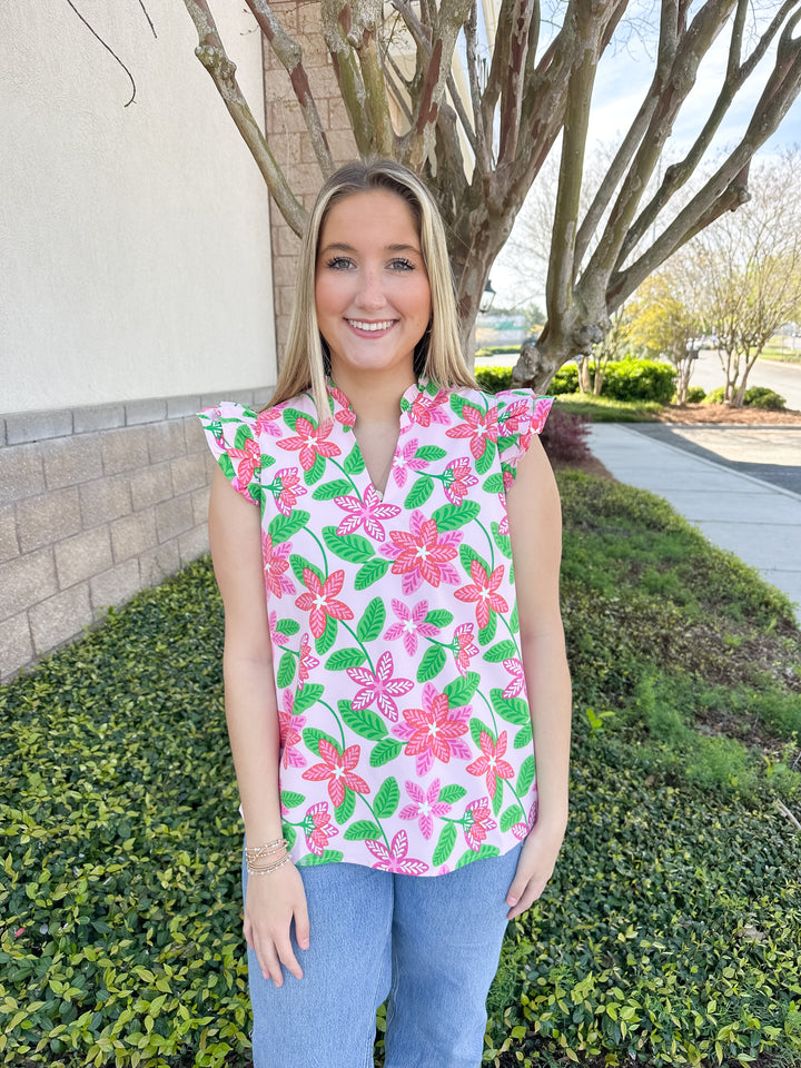 Leigh Top - Island Muse Pink