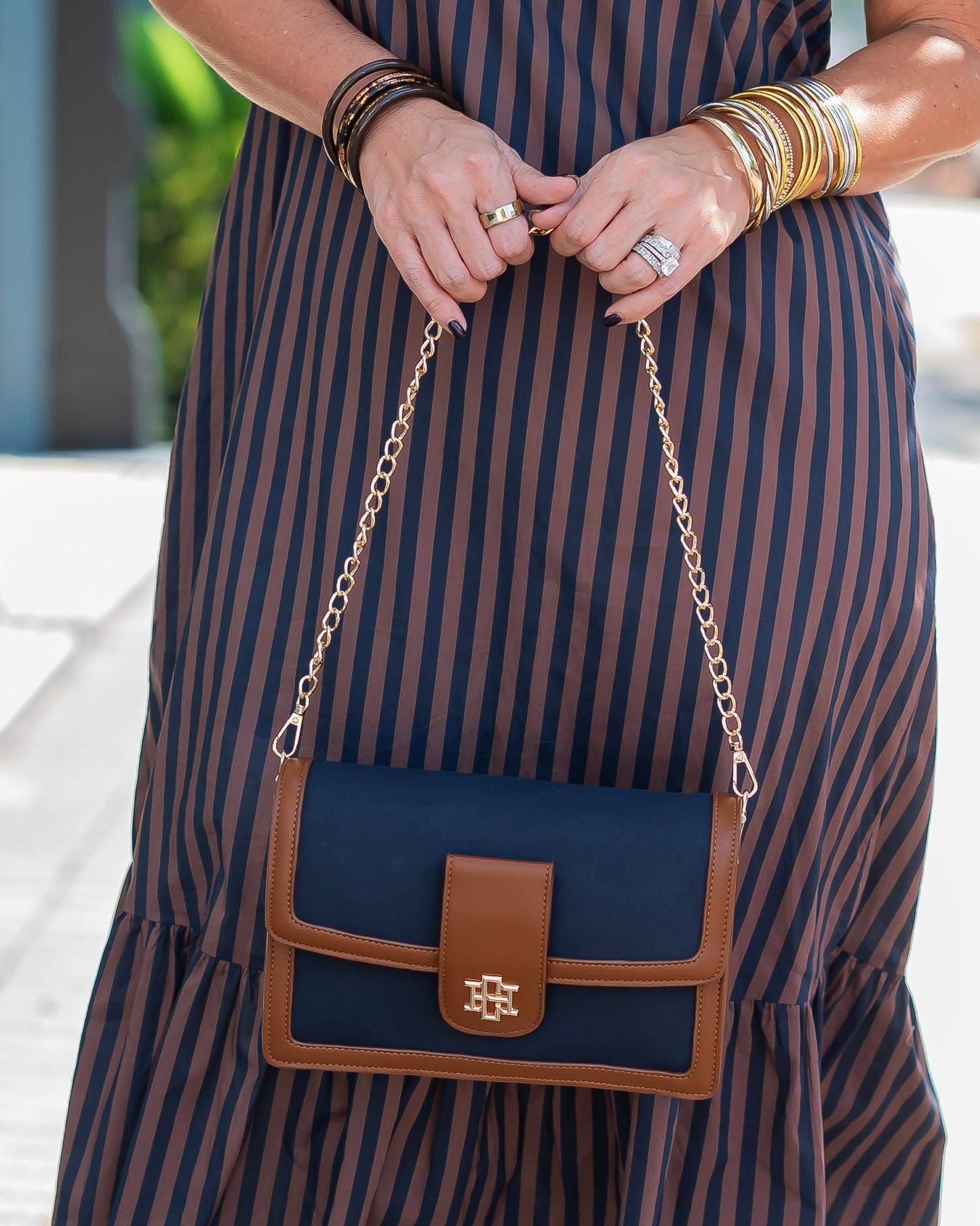 CH Collins Crossbody Navy S