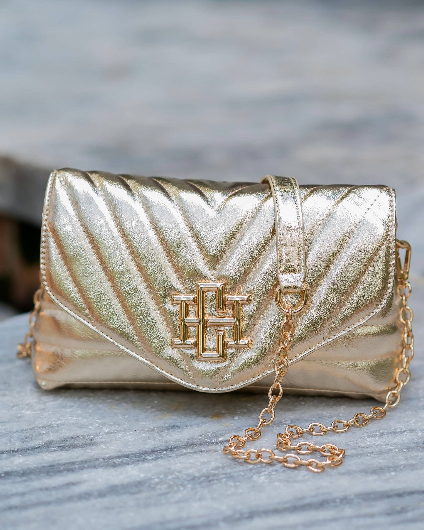 CH Brandy Crossbody Glimmer Gold