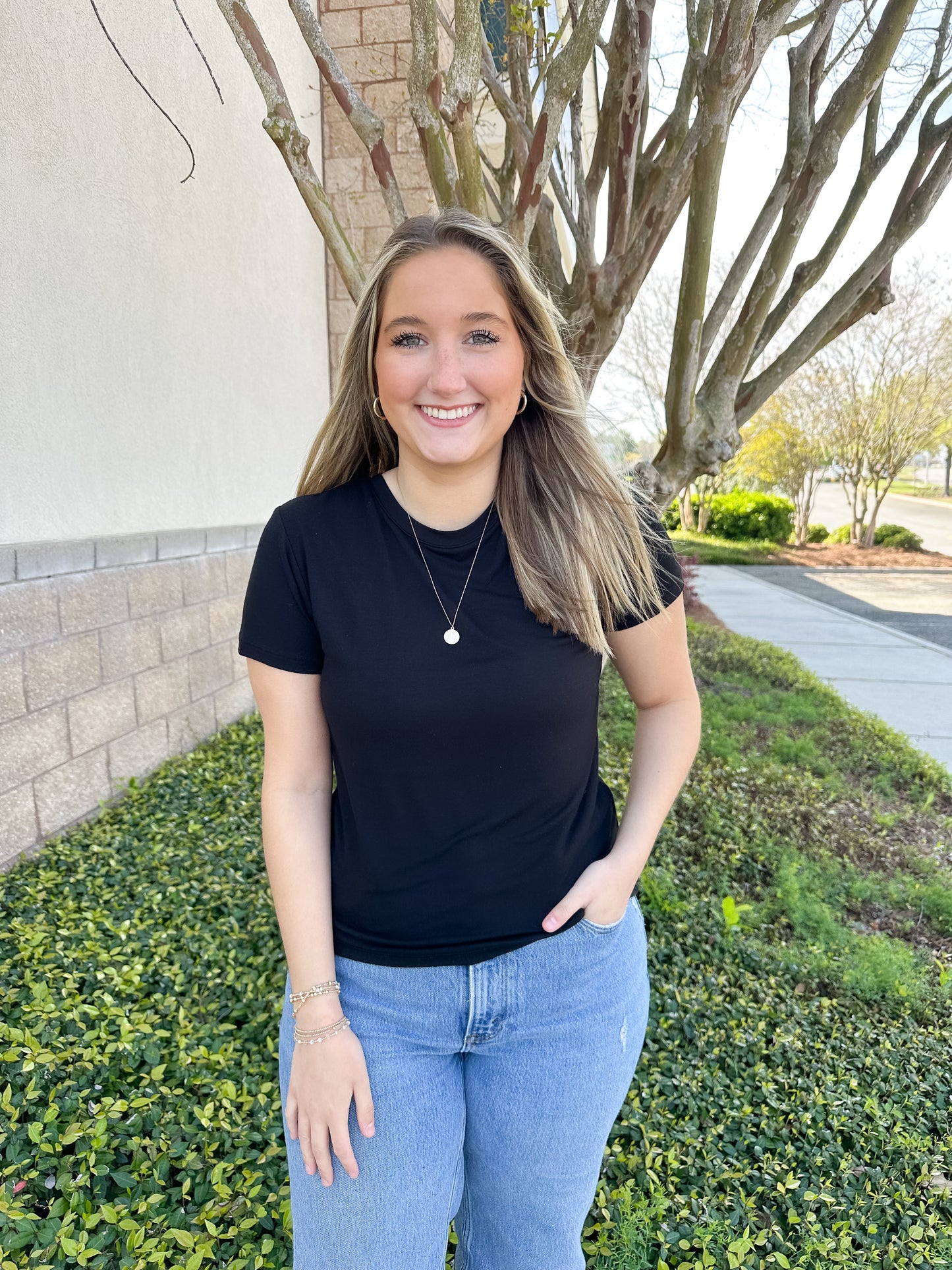 Gale Crew Top - Black