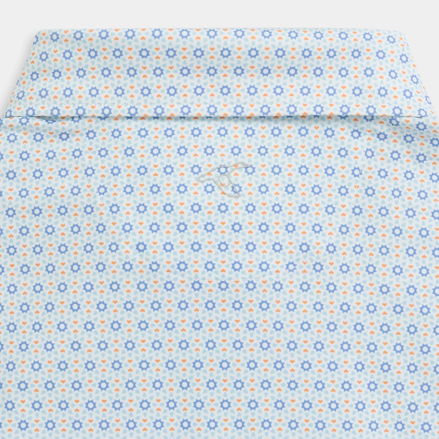 Genteal Spring ‘25 Printed Performance Polo - Sun