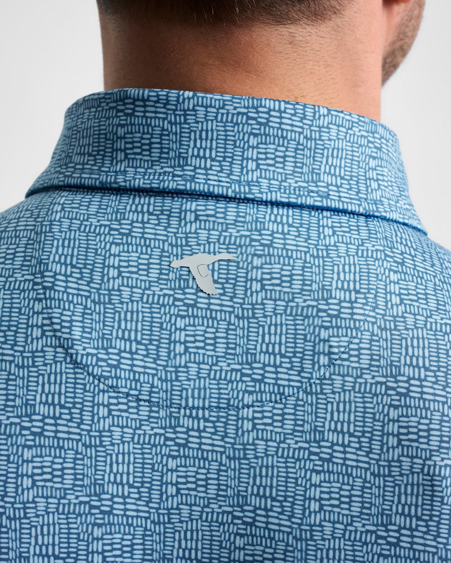 Genteal Spring ‘25 Printed Performance Polo - Tibbets