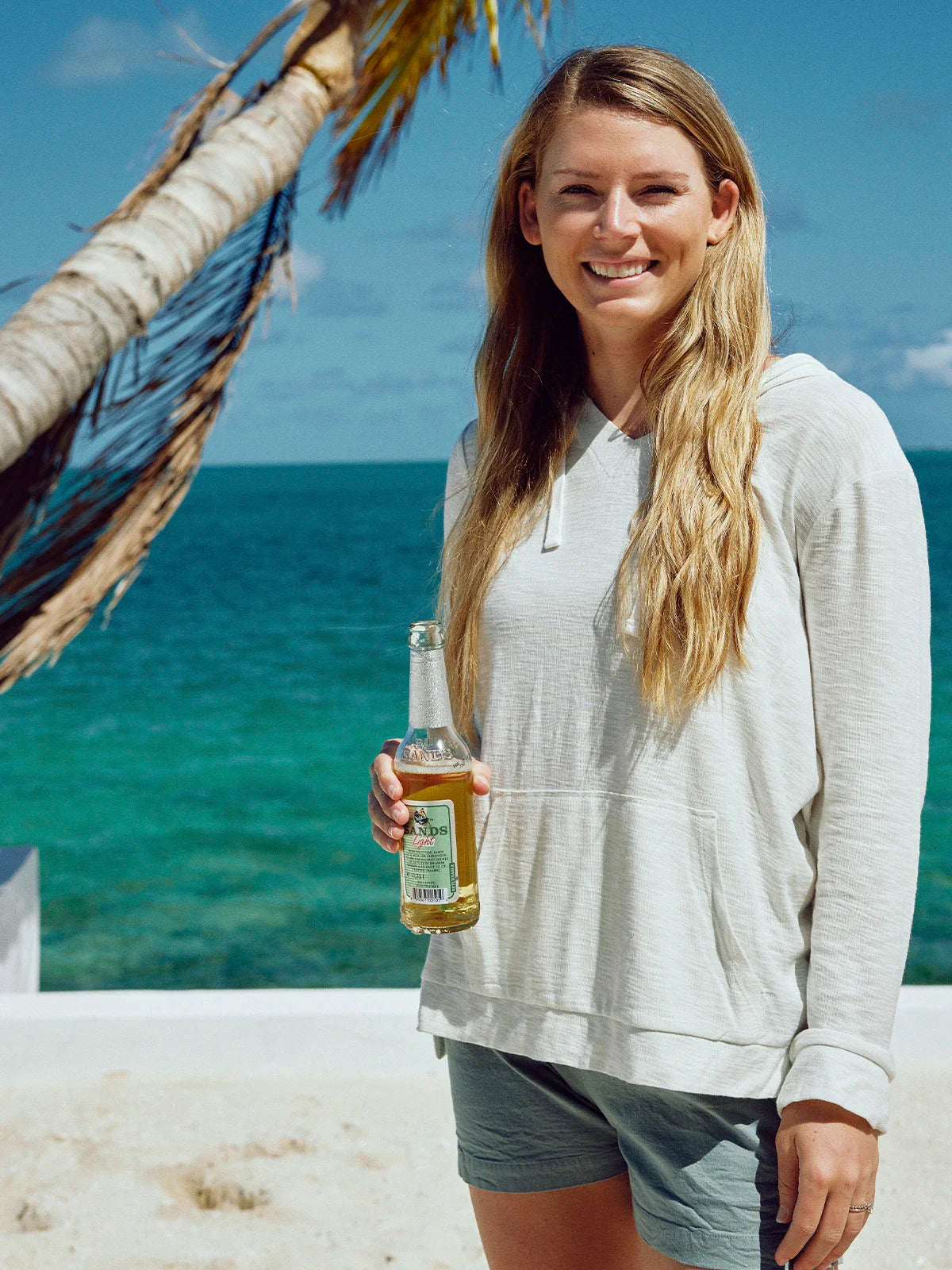 Free Fly Women's Bamboo Slub Hoodie - Sea Salt