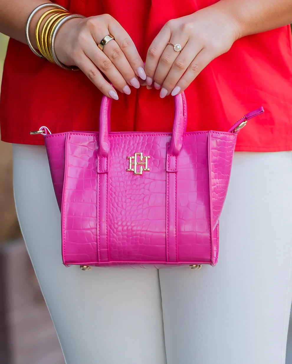 CH Merritt Mini Tote - Hot Pink EC