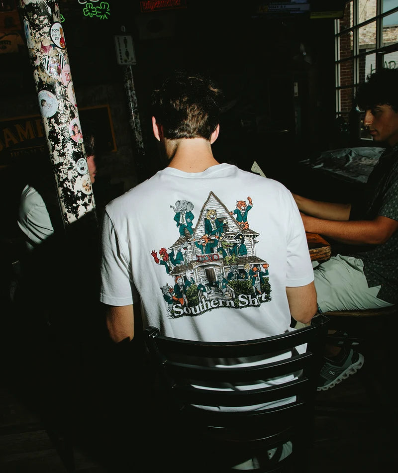 SSCO Men’s House S/S T-Shirt - Bright White