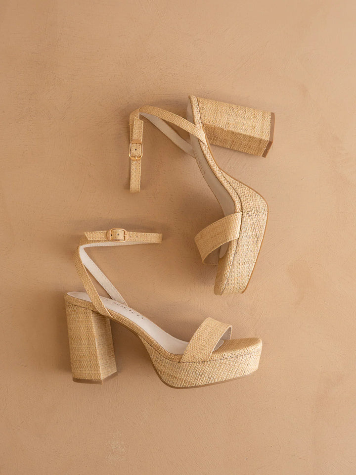 Olympia Heel - Natural