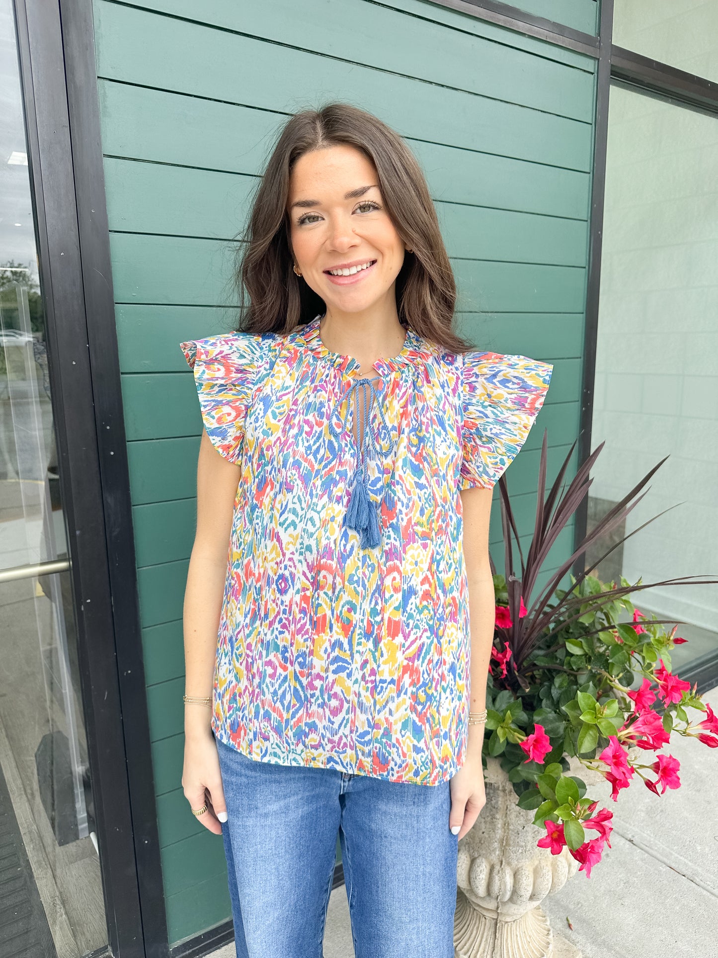 Malva Ruffle Top