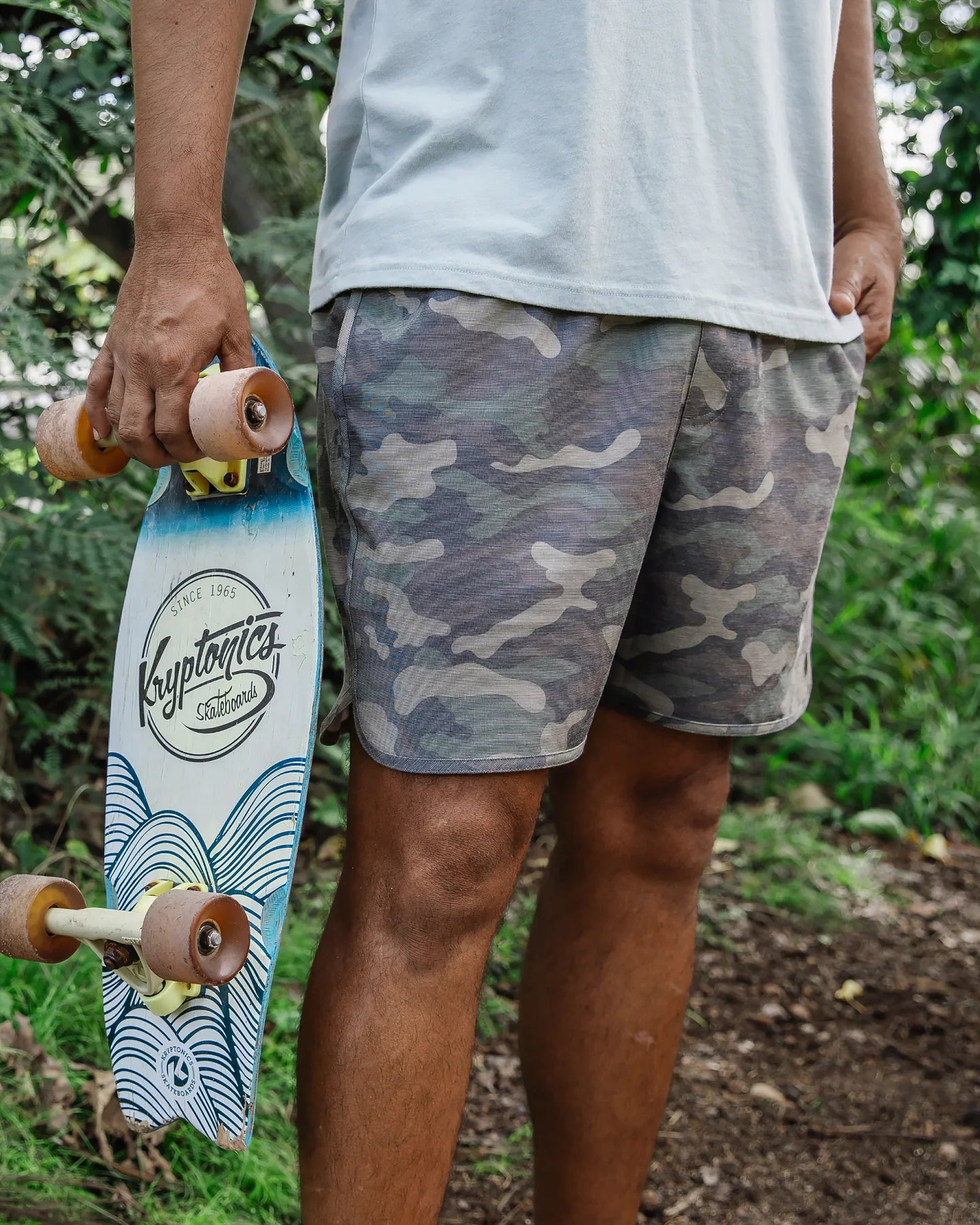 Free Fly Mens Reverb 5.5” Short - Woodland Camo