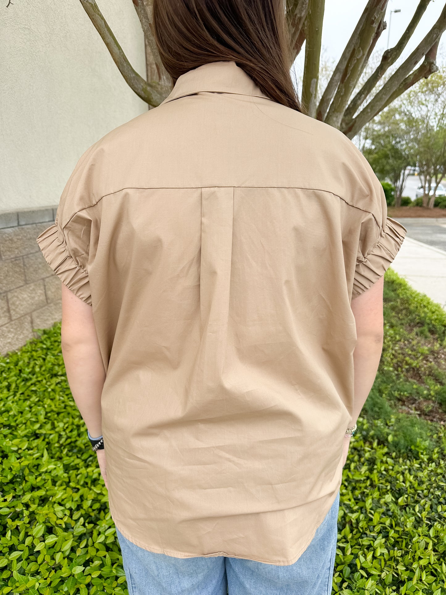 Wedding Bells Top - Khaki
